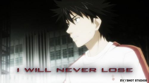 I will never lose